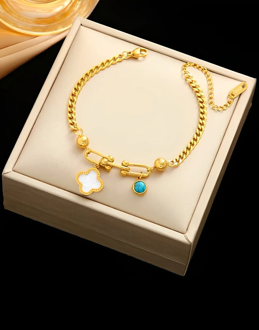 Gold Plated Chain Bracelet