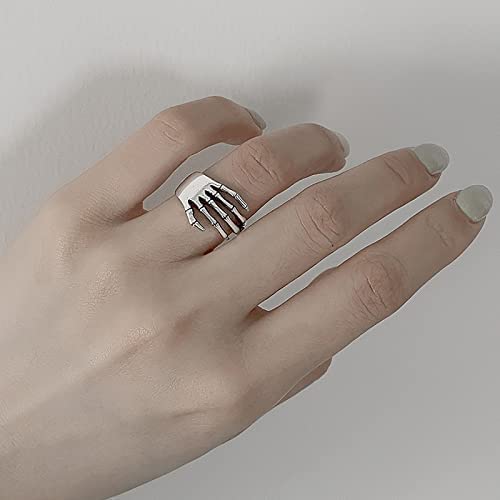 Unique Skeleton Hand adjustable Ring