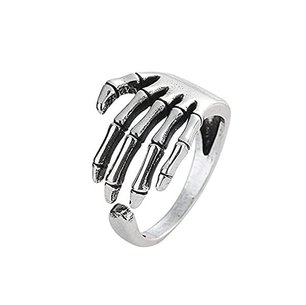 Unique Skeleton Hand adjustable Ring