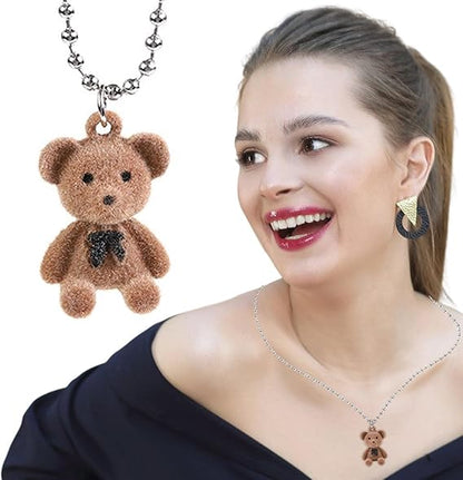 Cute Bear Necklace - Bear Women Necklace