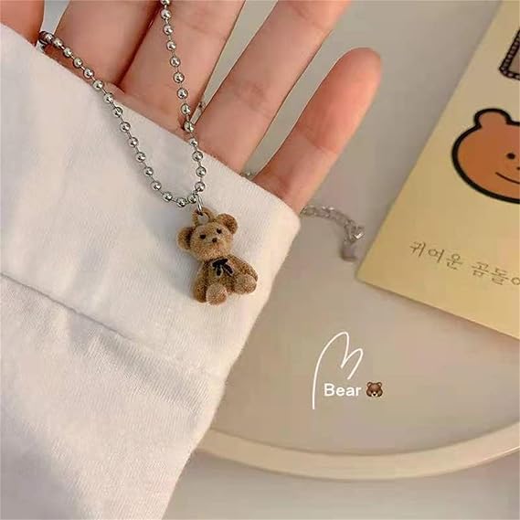 Cute Bear Necklace - Bear Women Necklace