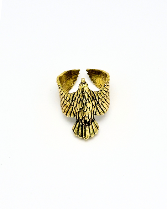 SKY RAPTOR ADJUSTABLE RING (Golden)