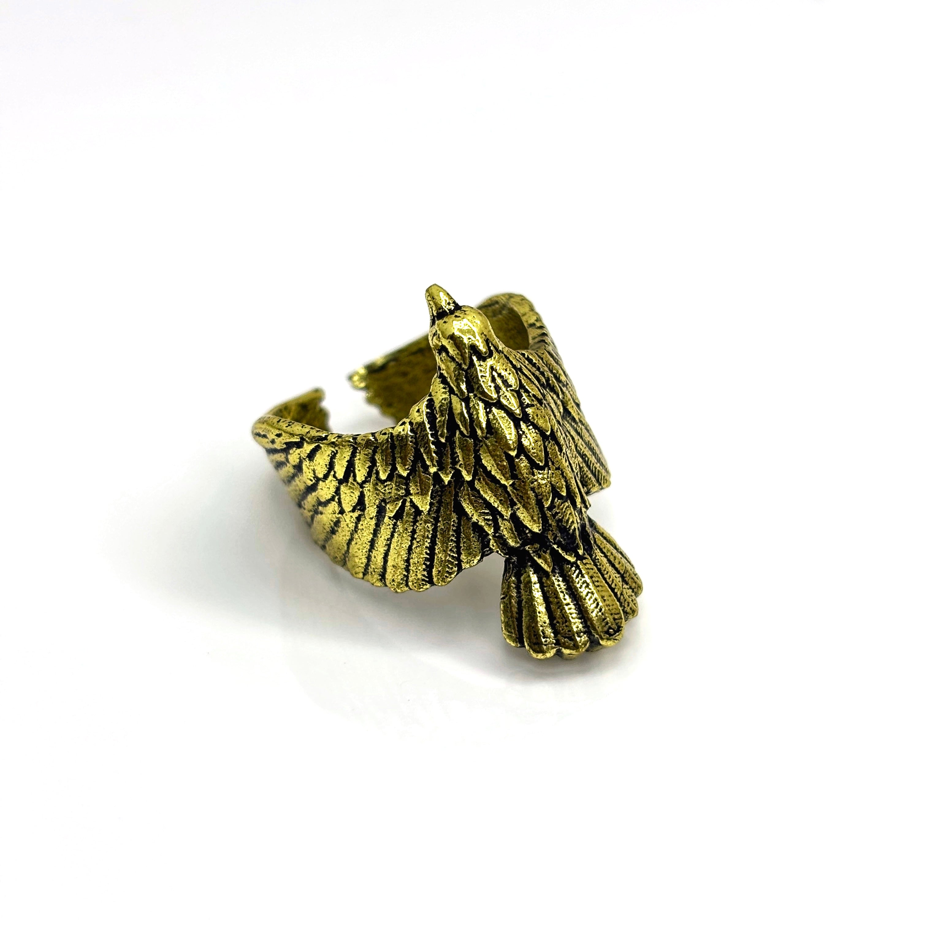 SKY RAPTOR ADJUSTABLE RING (Golden)
