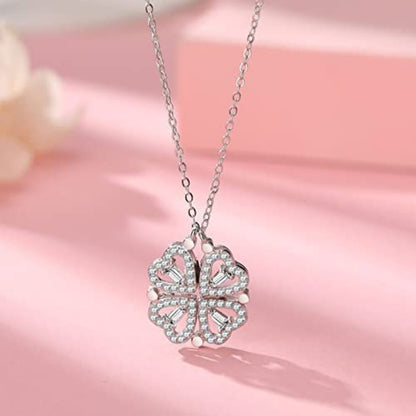 Trending Magnetic Flower Shape Necklace