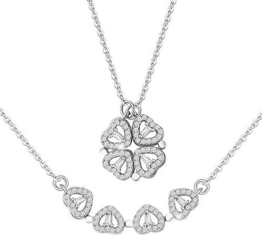 Trending Magnetic Flower Shape Necklace