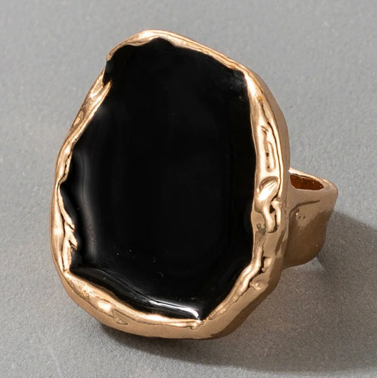 Black Stone Ring